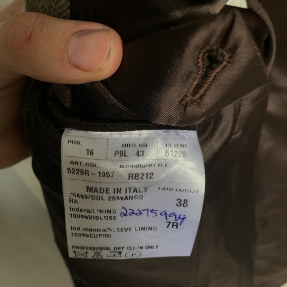 Ralph Lauren Wool Blend Herringbone Blazer - Picture 3 of 5